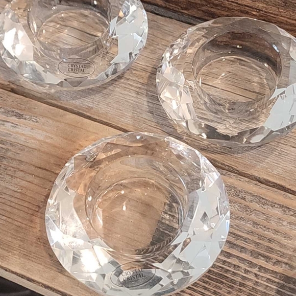 Crystal tealight set of 6 NWOT - Picture 5 of 8